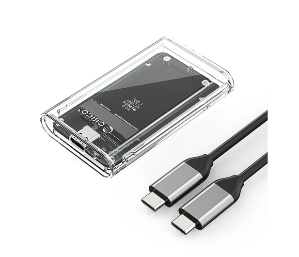 Orico MSATA USB-C 3.2 5Gb/s - przezroczysta - 1343414 - zdjęcie 2